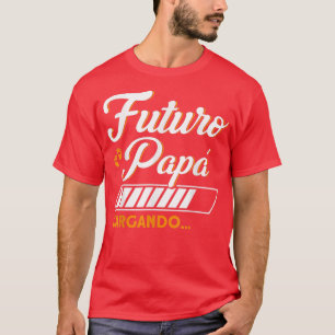 T-shirt Mens Futuro Papa Chargement Nouveau Papa Père Gros