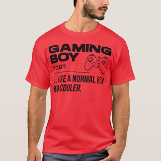 T-shirt Mens Gaming Boy Noun Definition Video Game Player
