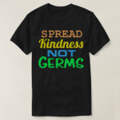 T-shirt Mens Germaphobe Spread Kindness Not Germs Social D (Design devant)