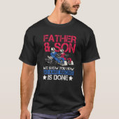 T-shirt Mens Go Kart Racer Pour Un Go Kart Racer Papa (Devant)