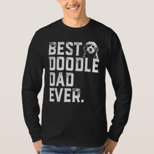 T-shirt Mens Goldendoodle Papa Meilleur Doodle Papa Jamais
