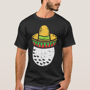 T-shirt Mens Golf Ball Sombrero Cinco De Mayo Mexicain Gol