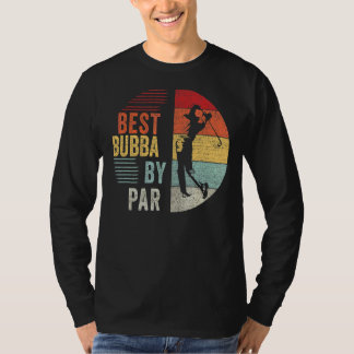 T-shirt Mens Golf Best Bubba Par Par Par Grand-Père Golfeu