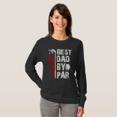 T-shirt Mens Golf Best Papa Par Par Par Daddy Golfer Ameri (Devant entier)