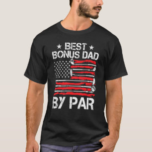 T-shirt Mens Golf Meilleur Bonus Papa Par Par Golfer Ameri