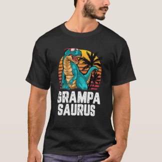 T-shirt Mens Grampa Saurus Dinosaur Funny Grampasaurus T R