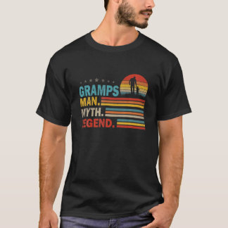 T-shirt Mens Gramps Homme Mythe Gramps Vintages Légende Pè