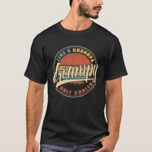 T-shirt Mens GRAMPY Comme Un Grand-Père SEULEMENT GLACIÈRE