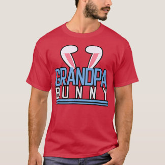 T-shirt Mens Grand-pa Bunny Costume mignon Famille Corresp