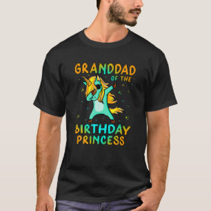 T-shirt Mens Grand-Père D'Anniversaire Princesse Fille - G