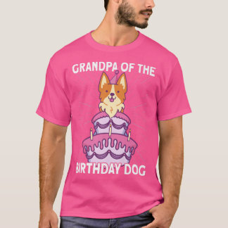 T-shirt Mens Grand-Père Du Chien Anniversaire Anniversaire
