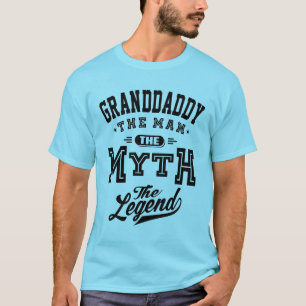 T-shirt Mens Granddaddy L'Homme Mythe Légende Grand-père