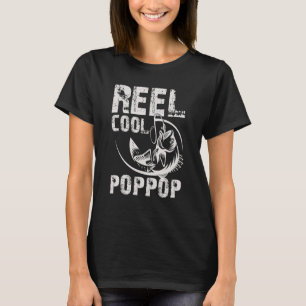 T-shirt Mens Grandkids Fish Life Reel Cool Pop Pop Pop Bot