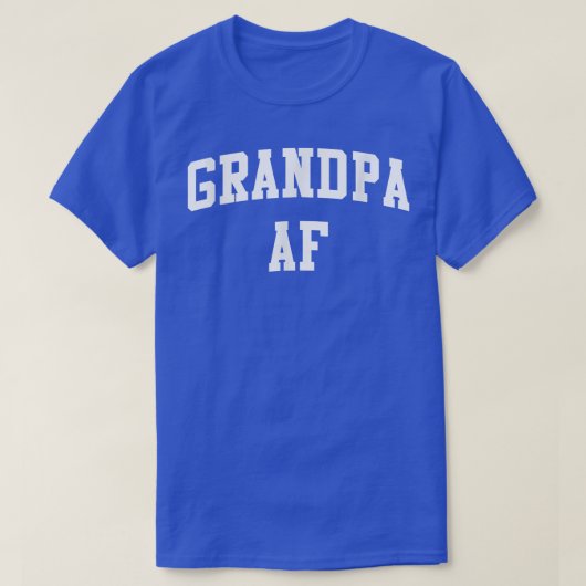 T-shirt Mens Grandpa AF Father's Day Gift Tee (Design devant)