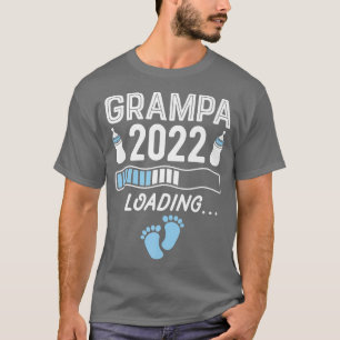 T-shirt Mens Grandpa Grampa 2022 Chargement Grand Pregnanc