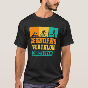 T-shirt Mens Grandpas Triathlon Cheer Team Triathlon Triat