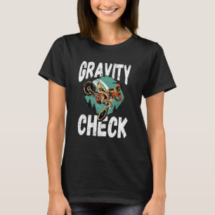 T-shirt Mens Gravity Check Dirt Bike Rider Motocross 1