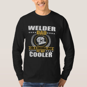 T-shirt Mens Great Welder Papa Design Papa Soudage Papa Po