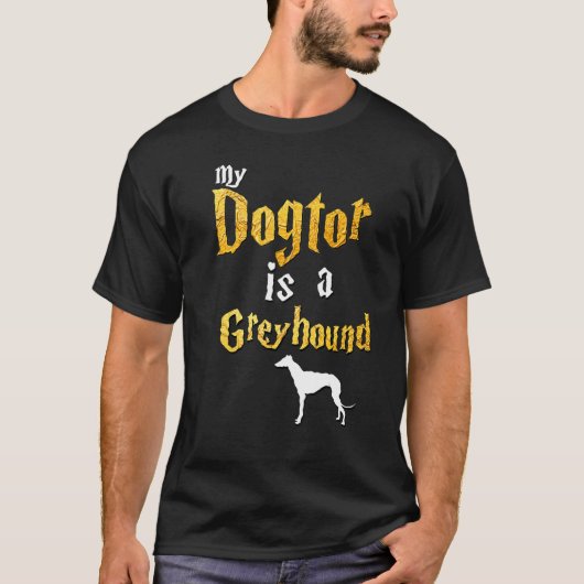 T-shirt Mens Greyhound Greyhound (Devant)