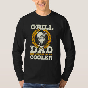 T-shirt Mens Grill Papa Définition Griller Barbecue Master