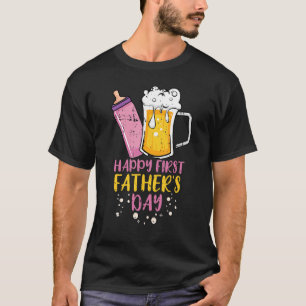 T-shirt Mens Grossesse bébé Révéler papa papa heureux prem