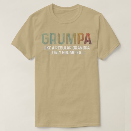 T-shirt Mens Grumpa Définition Tee Comme Un Grand-Père Rég (Design devant)