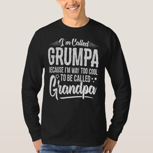 T-shirt Mens Grumpa Tee - shirt De Grandchildren Funny Gra (Devant)