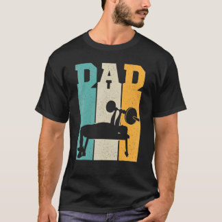 T-shirt Mens Gym Papa Bod Papa Poids Lifting Power Lifting