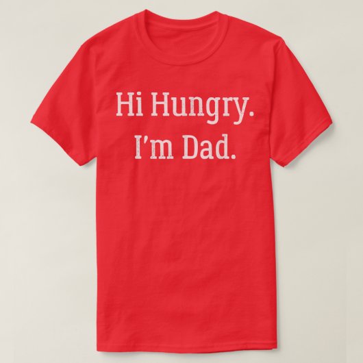T-shirt Mens Hi Hungry (Design devant)