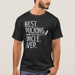 T-shirt Mens Hockey sur glace Meilleur oncle de camionnage