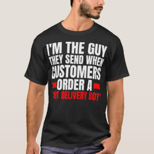 T-shirt Mens Hot Delivery Boy-Funny Food Delivery DriverCo