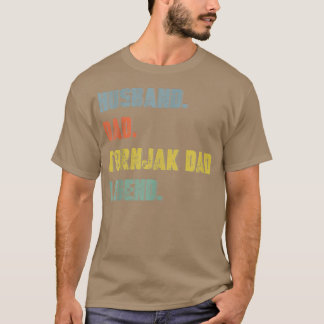 T-shirt Mens Husband Papa Tornjak Papa Legend Vintage Fath
