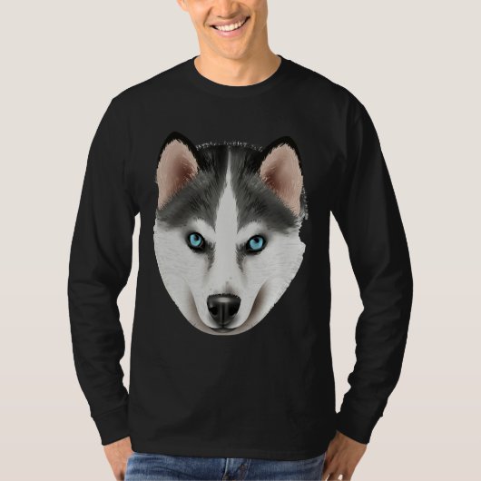 T-shirt Mens Husky Face (Devant)
