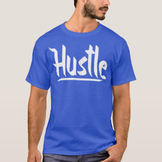 T-shirt Mens HUSTLE Gym Fitness Workout Bodybuilding Motiv