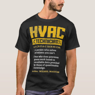 T-shirt Mens HVAC Tech Tee Funny Technicien Ingénieur Ré