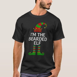 T-shirt Mens I m The Beared Elf Matching Group Family Cos