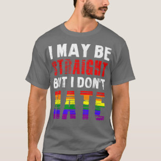 T-shirt Mens I May Be Straight But I Don't Hate T Poison