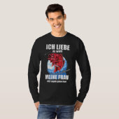 T-shirt Mens Ich Liebe Es Wenn Frau Mich Fishing Lets Fisc (Devant entier)