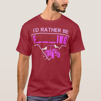 T-shirt Mens Id Plutôt Farming Tractor Conception Pour Un