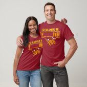 T-shirt Mens Id Plutôt Farming Tractor Conception Pour Un (Unisexe)
