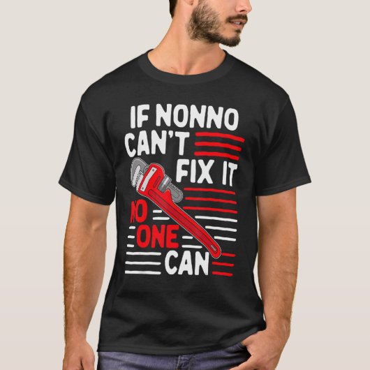T-shirt Mens If Nonno Can't Fix It Cote Fête des pères for (Devant)