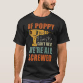 T-shirt Mens If Poppy Can't Fix It We's All Vit Fath (Devant)