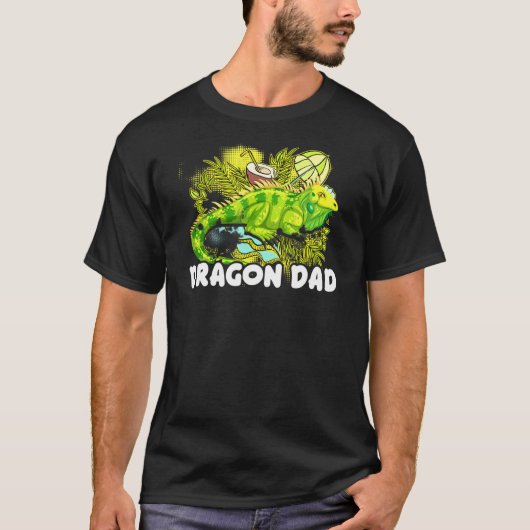 T-shirt Mens Iguana Papa (Devant)