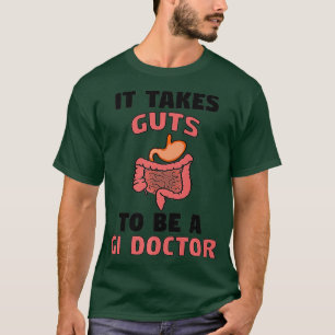 T-shirt Mens Il Faut Des Coups Pour Être GI Docteur Drôle