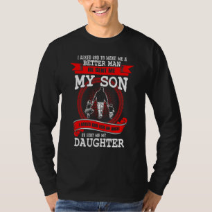 T-shirt Mens Il M'A Envoyé Mon Fils Fille Meilleur Papa Ja