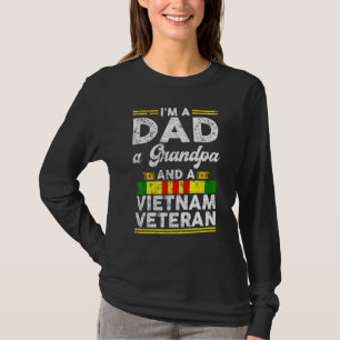 T-shirt Mens Im A Papa Grand-Père Vietnam Vétérinaire Patr