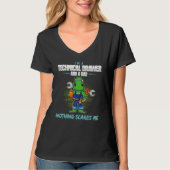 T-shirt Mens I'm A Technical Drawer And A Dad Nothing Scar (Devant)