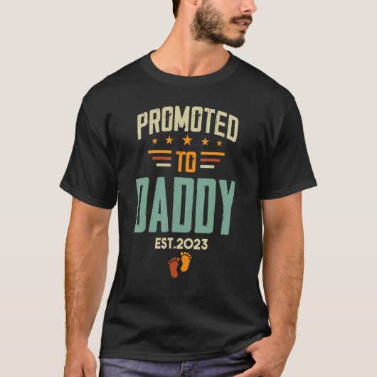 T-shirt Mens I'm Going To Be A Daddy 2023 (Devant)