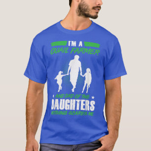 T-shirt Mens Im Quail Farmer Et Papa De Deux Filles Noth