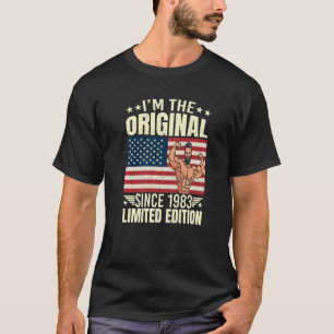 T-shirt Mens I'm The Original depuis 1983 Style Cool Retro